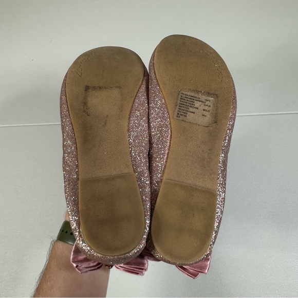 Sam Edelman Felizia Esmeralda Glitter Bow Ballet Flats - Picture 7 of 8